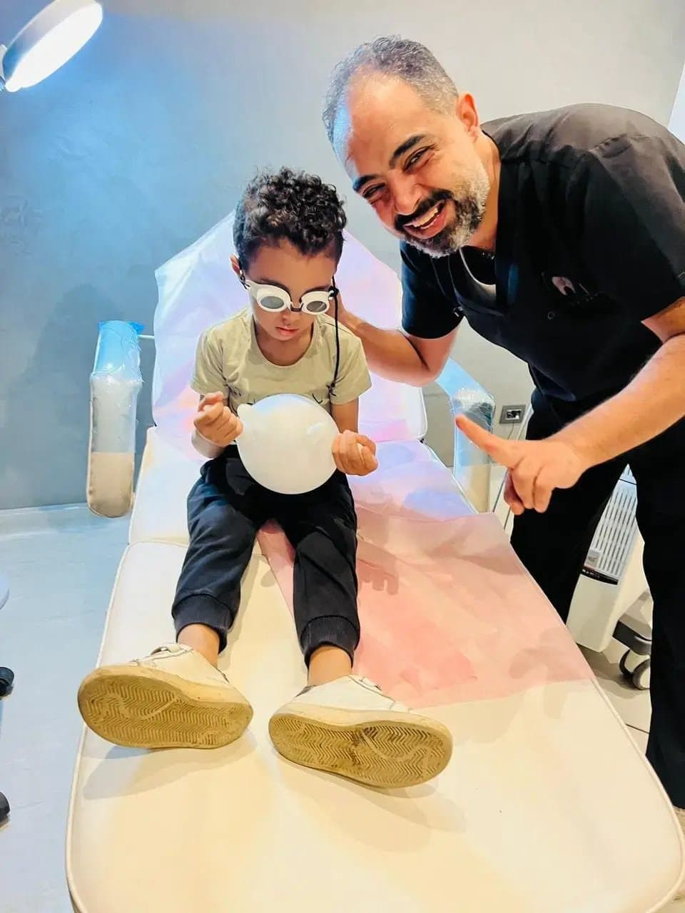 Inside Dr. Refaai's clinic