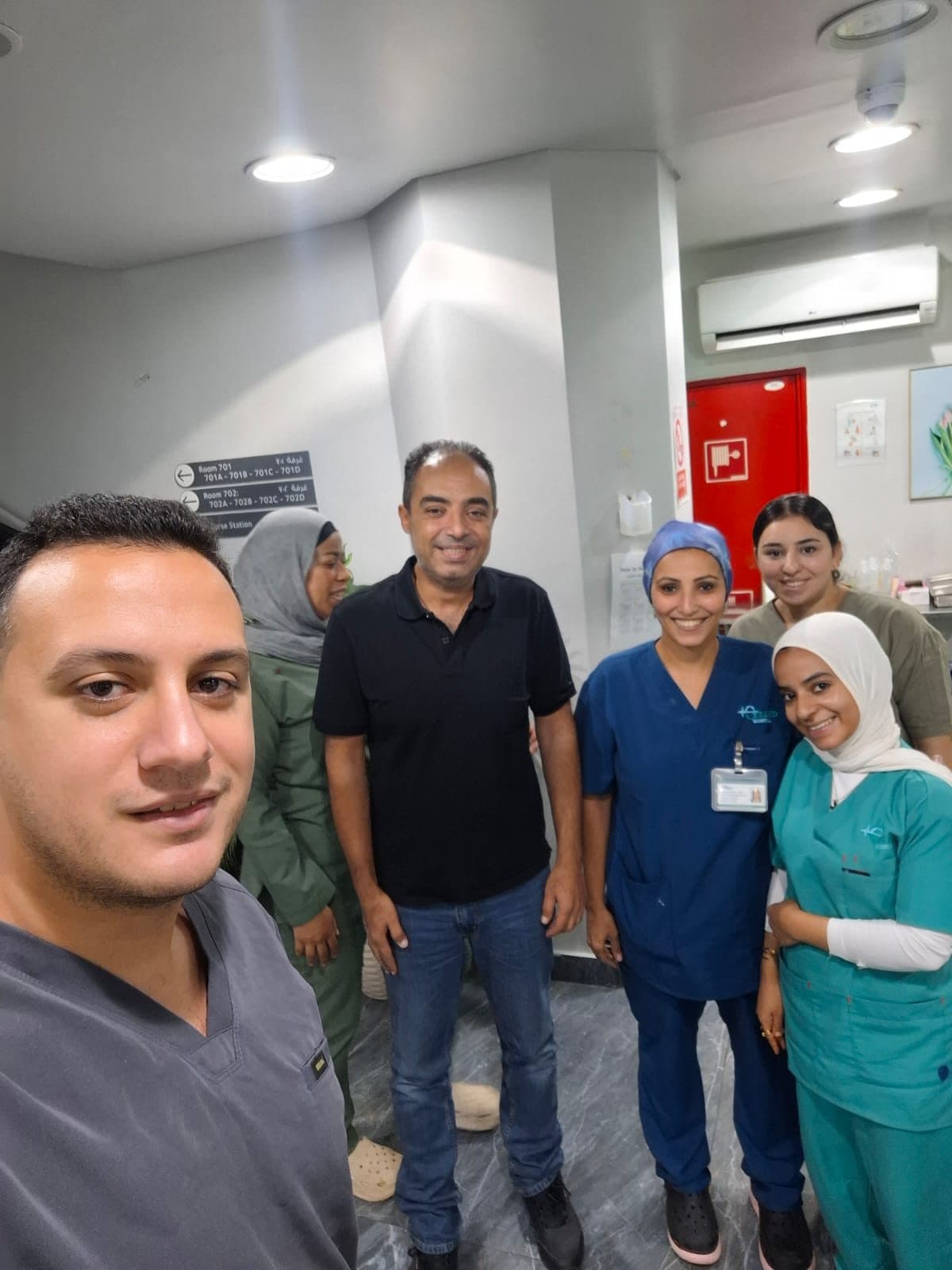 The nursing and reception team